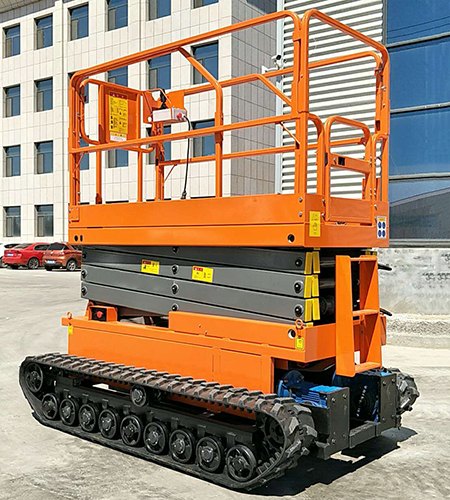 全自行履帶鏈條式剪叉防爆升降平台