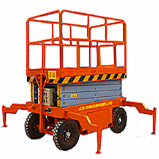 四輪移動自行剪叉式升降平台