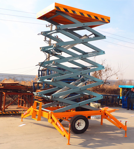 拖車剪叉式防爆升降平台