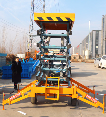 拖車剪叉式防爆升降平台